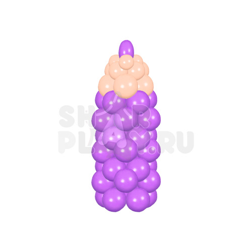 Фигура из шаров "Карандаш", Фиолетовый (130 см)